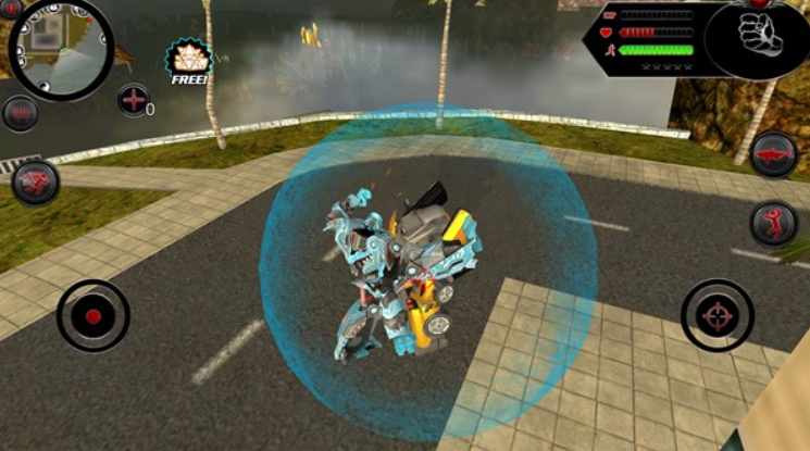 变形鲨鱼游戏(Robot Shark)截图2