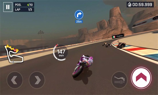 摩托竞速游戏(Moto Rider, Bike Racing Games)截图1