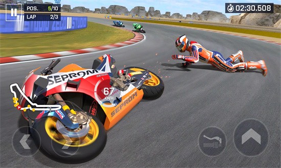 摩托竞速游戏(Moto Rider, Bike Racing Games)截图2