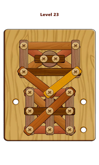 螺母和螺栓手机版(Wood Nuts & Bolts Puzzle)截图1