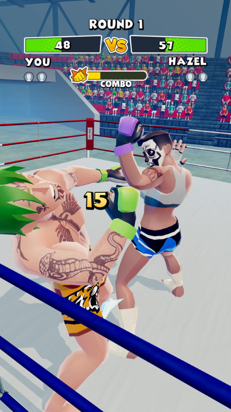 拳击战斗2游戏手机版(Swipe Fight 2)截图3
