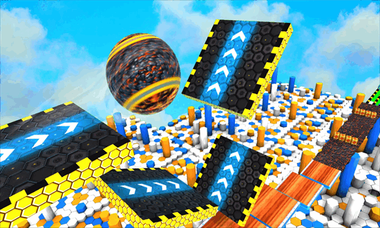天空球滚动的球3d最新版(Sky Ball Rolling Balls 3D)截图4