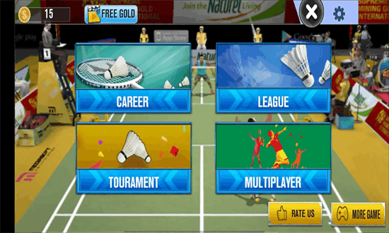 羽毛球世界传奇游戏(Real Badminton World Lengend Champion 20190)截图2