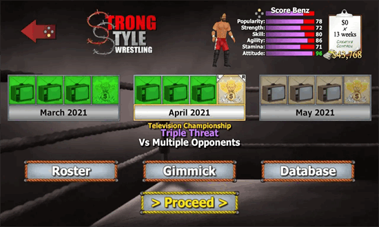 摔角帝国官方版(Wrestling Empire)截图1