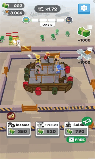 堡垒卫士手机版(Defend City Merge Shoot Idle)截图4