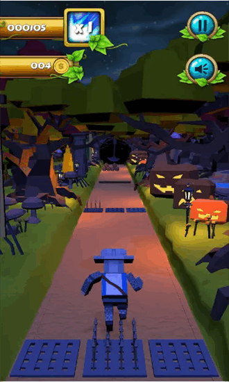像素寺庙逃亡官方版(Pixel Temple Run)截图3