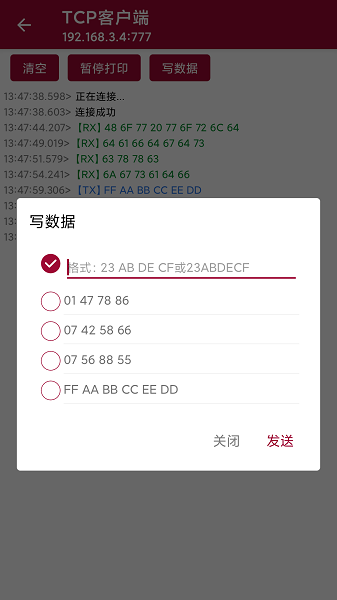 网络调试助手手机版截图3