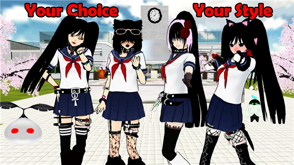 少女学园AI模拟器汉化版(SchoolGirl AI 3D Multiplayer Sandbox Simulator)截图2