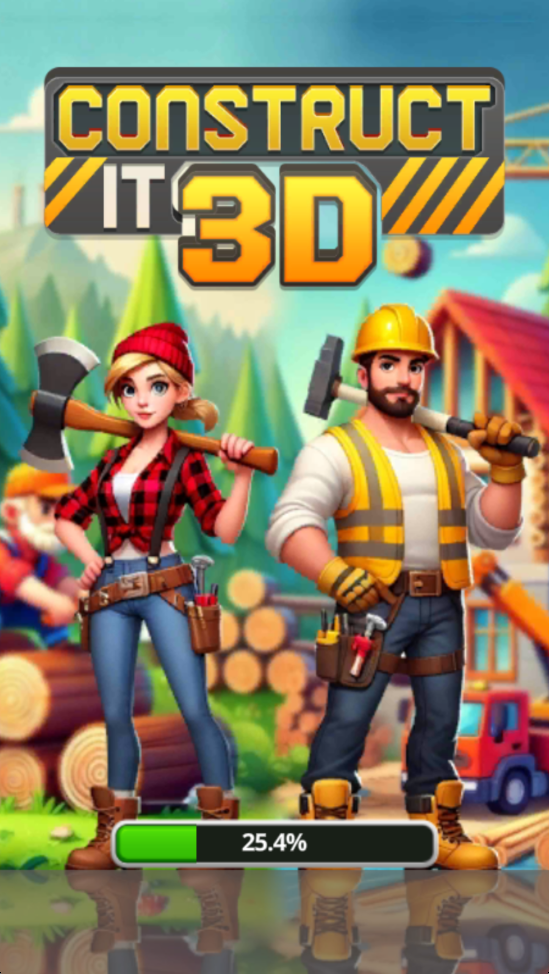 超级伐木工无限钞票版(Construct It 3D)