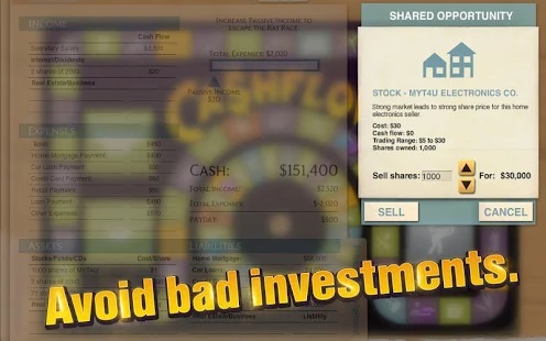 穷爸爸富爸爸现金流游戏手机版(CASHFLOW)截图1