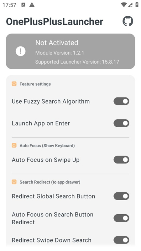 OnePlusPlusLauncher一加启动器模块最新版本截图1