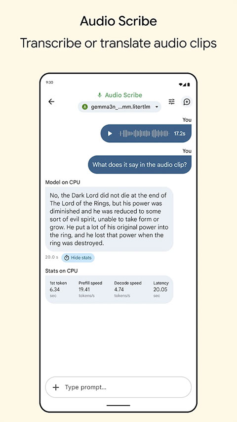 Google AI Edge Gallery手机版截图5