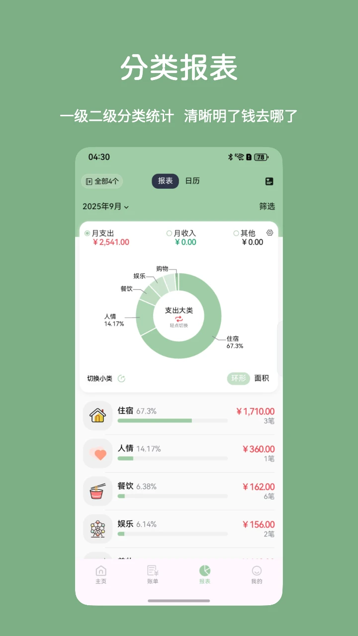 小青账app智能记账截图2