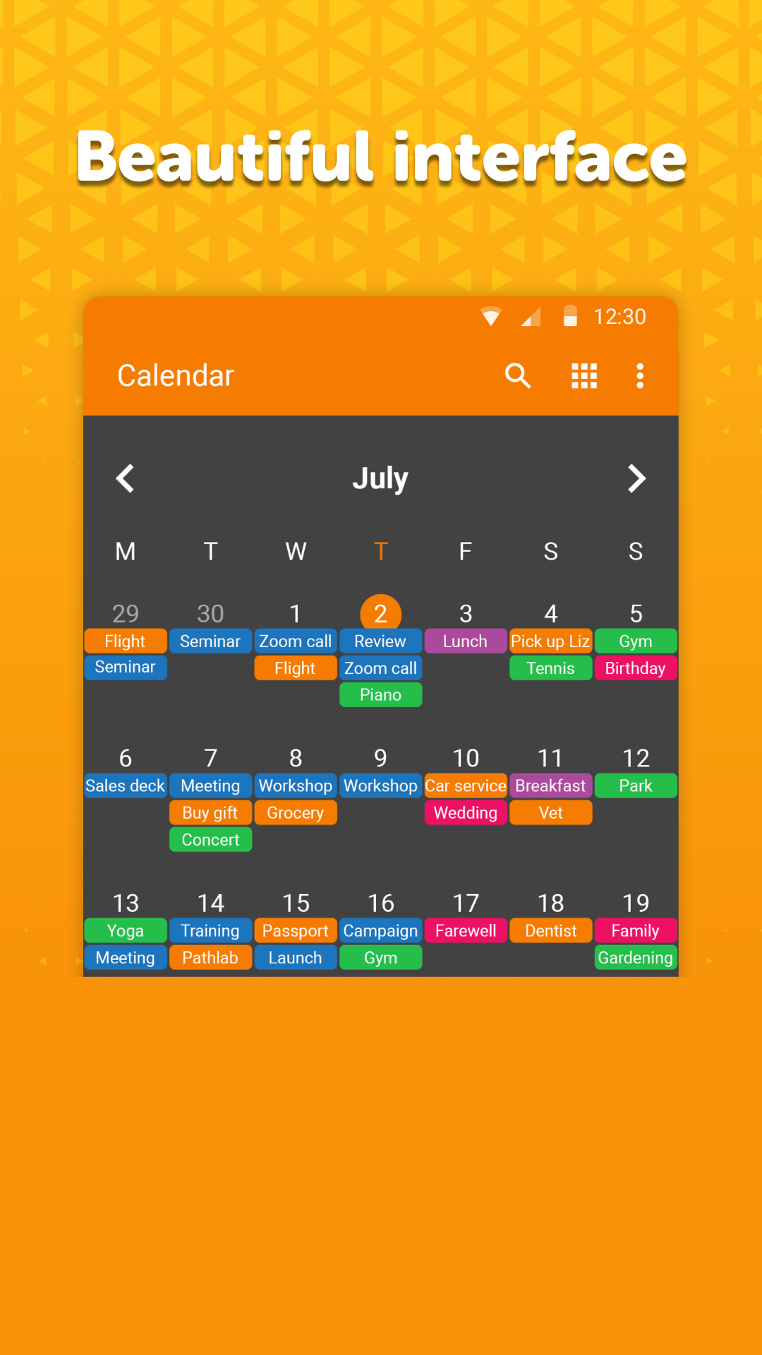 simple calendar安卓版(日历)截图4