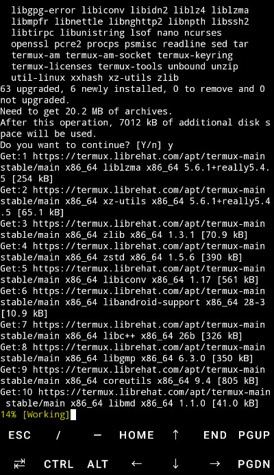 termux中文汉化版截图2