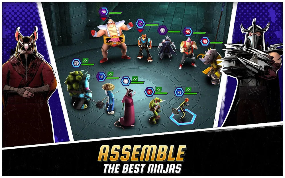 忍者龟传奇(ninja turtles legends)无限金币版
