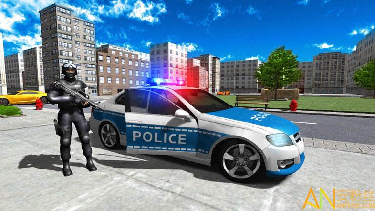 警车司机之城游戏截图1