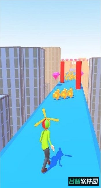 直升机小子跑酷游戏截图4