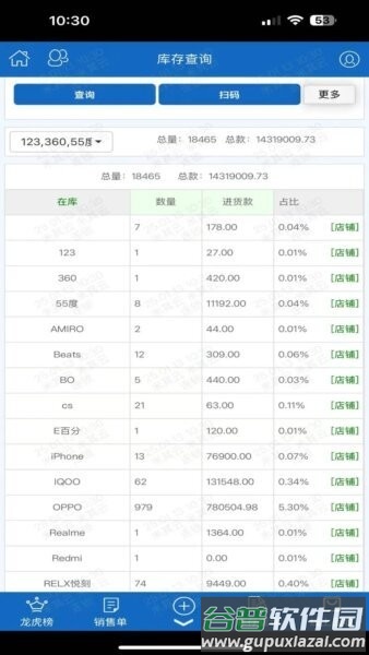 米其云进销存综合管理系统截图3