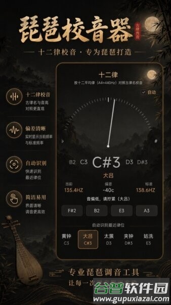 琵琶校音器app截图2