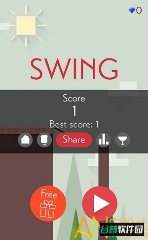 摇摆秋千手游(Swing by Swing)截图1