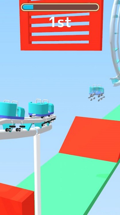 过山车竞赛3d手机版截图1