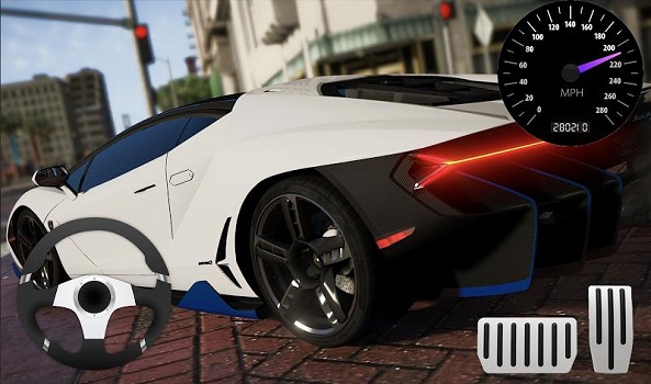 有趣的兰博基尼手机版(Race Lambo Centenario)截图1