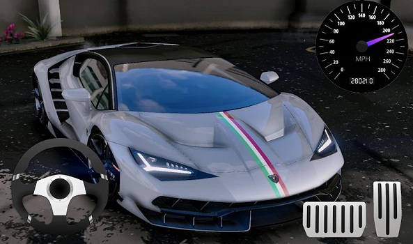 有趣的兰博基尼手机版(Race Lambo Centenario)截图2