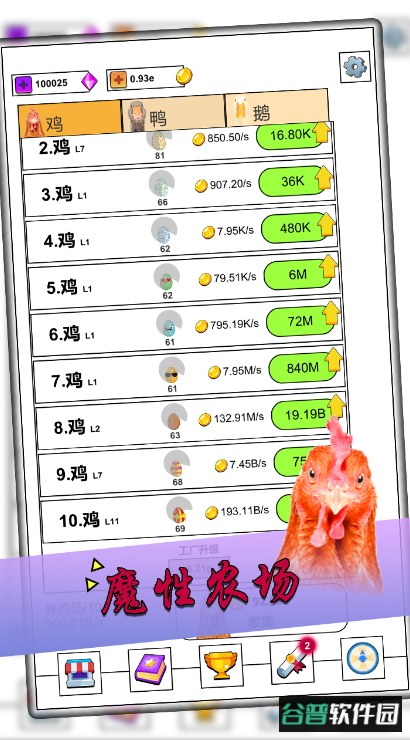 放置鸡鸭鹅小游戏