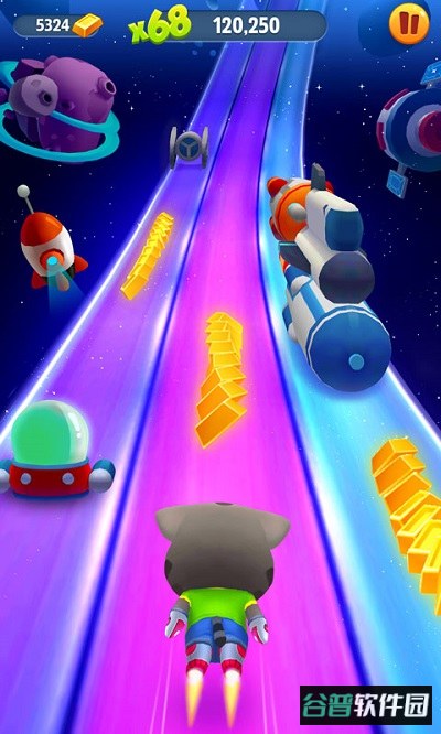 汤姆猫跑酷2国际版(Talking Tom Gold Run 2)截图1