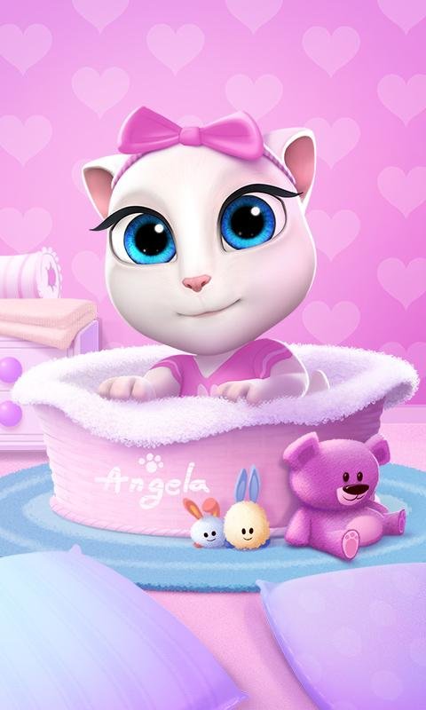 我的安吉拉国际服最新版(My Talking Angela)截图1
