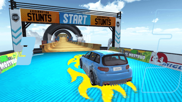 蜘蛛超级英雄汽车最新版(Super Hero Car Stunt)截图3