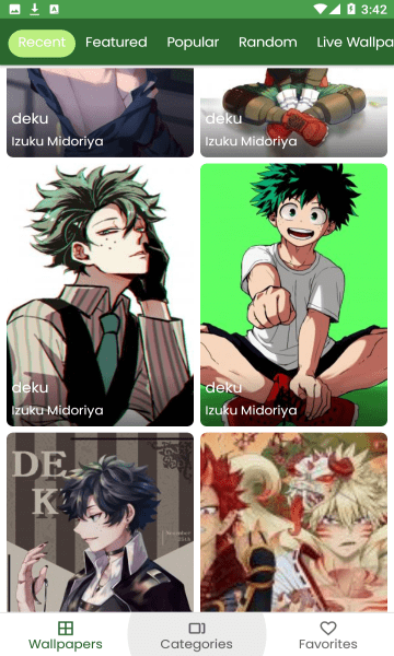 izuku midoriya mha wallpaperapp截图2