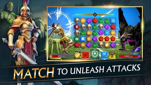 战神的挑战3手机版(Puzzle Quest 3)截图4