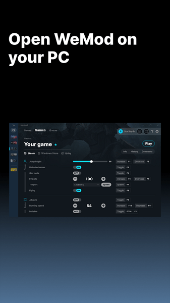 wemod手机app截图3