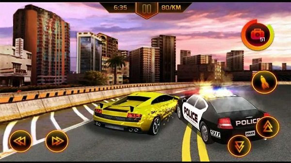 警车追逐战游戏(Police Car Chase)截图1