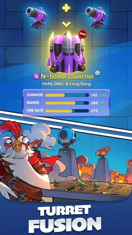 公鸡防御游戏(Rooster Defense Pac)截图2