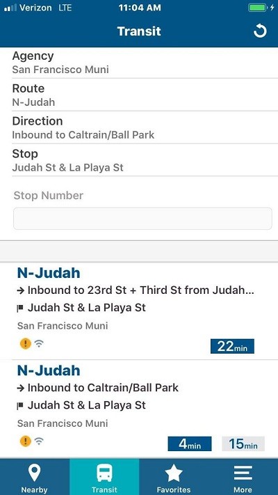 nextbus截图1