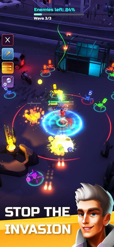 罗巴特尔Robo Rush(ZomBattle)截图1