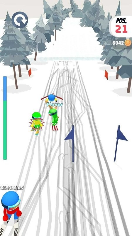 雪崩赛跑游戏截图3