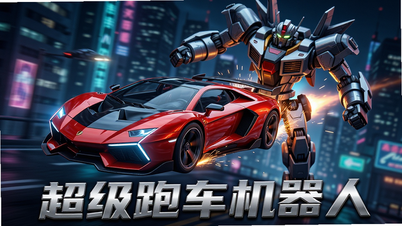 超级跑车机器人
