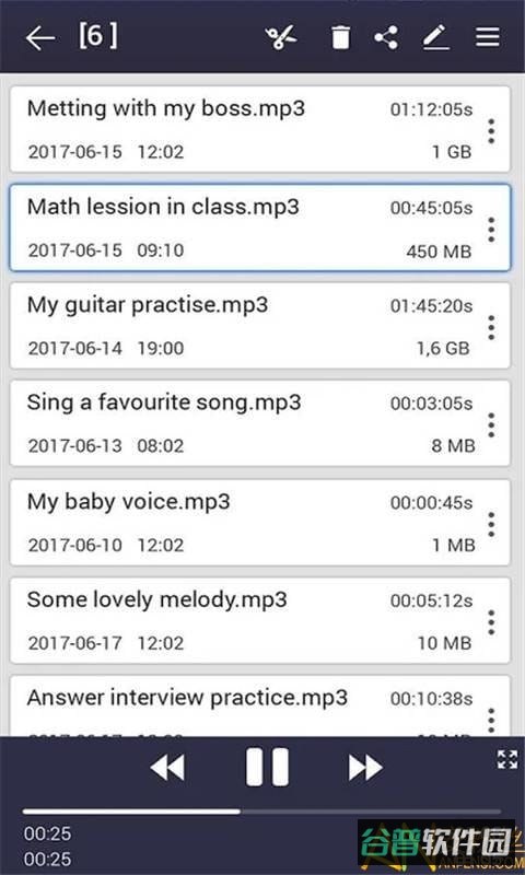 手机录音机专业版截图1