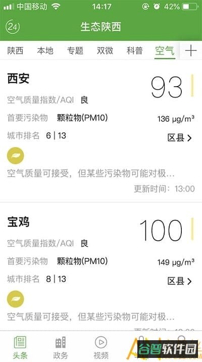生态陕西截图3