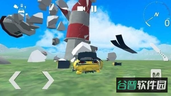 汽车与建筑物碰撞截图1