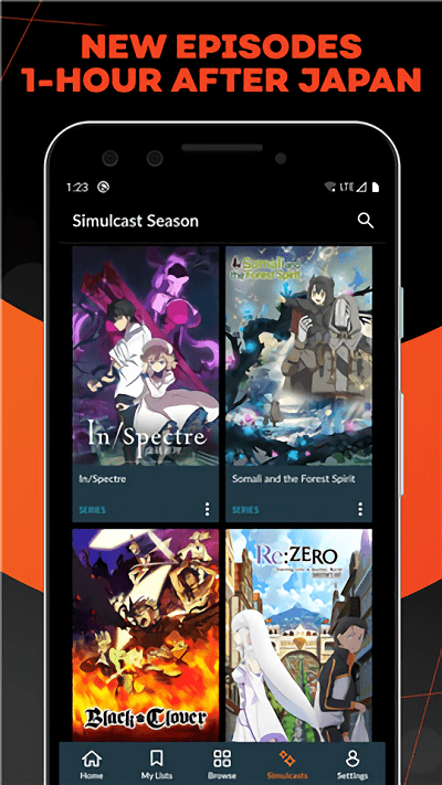 crunchyroll app截图1